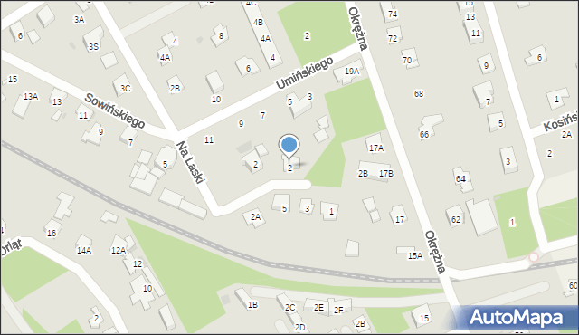 Grodzisk Mazowiecki, Prądzyńskiego Ignacego, gen., 2, mapa Grodzisk Mazowiecki