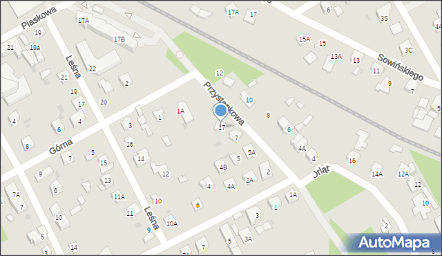 Grodzisk Mazowiecki, Przystankowa, 17, mapa Grodzisk Mazowiecki
