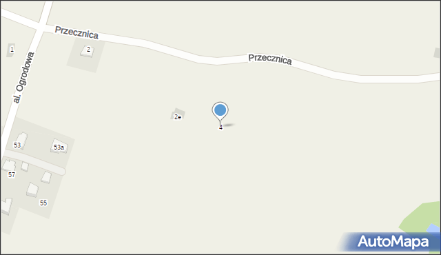 Grojec, Przecznica, 4, mapa Grojec