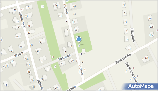 Gruszczyn, Promyk, 8, mapa Gruszczyn