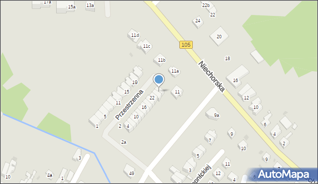 Gryfice, Przestrzenna, 26, mapa Gryfice