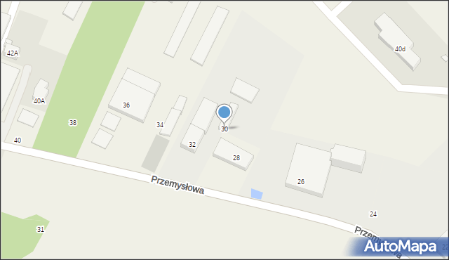 Ignatki, Przemysłowa, 30, mapa Ignatki