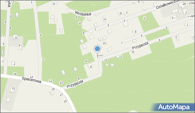 Iły, Przyjaciół, 2, mapa Iły