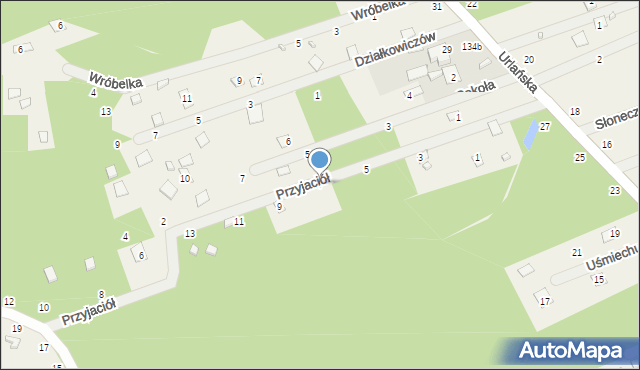 Iły, Przyjaciół, 7, mapa Iły