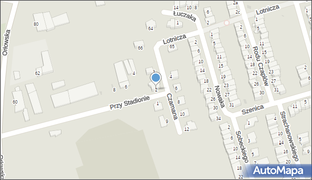 Inowrocław, Przy Stadionie, 2, mapa Inowrocławia