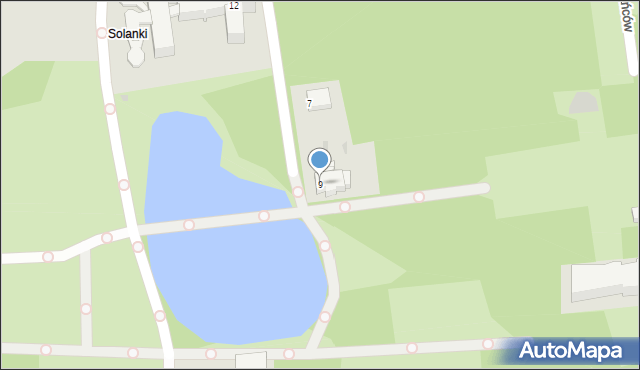 Inowrocław, Przy Stawku, 9, mapa Inowrocławia