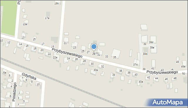 Inowrocław, Przybyszewskiego Stanisława, 29, mapa Inowrocławia