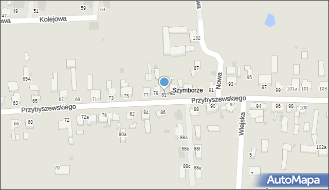 Inowrocław, Przybyszewskiego Stanisława, 81, mapa Inowrocławia