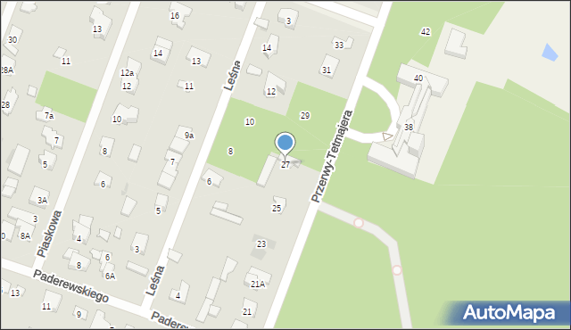 Izabelin C, Przerwy-Tetmajera Kazimierza, 27, mapa Izabelin C