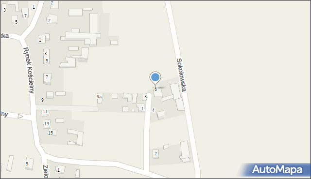 Jabłoń Kościelna, Przemysłowa, 6, mapa Jabłoń Kościelna