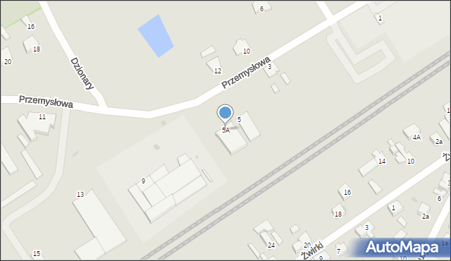 Jabłonowo Pomorskie, Przemysłowa, 5A, mapa Jabłonowo Pomorskie