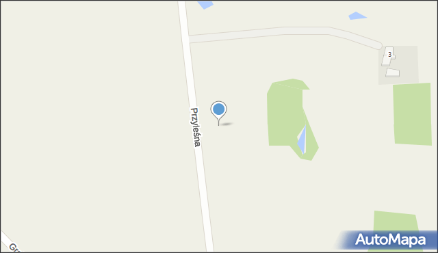 Jabłowo, Przyleśna, 3a, mapa Jabłowo