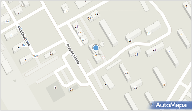 Janikowo, Przemysłowa, 6, mapa Janikowo