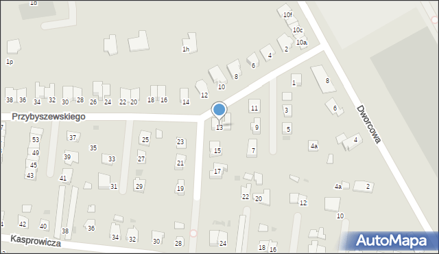 Janikowo, Przybyszewskiego Stanisława, 13, mapa Janikowo