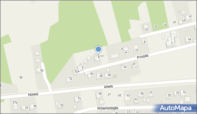 Jankowice, Prosta, 4, mapa Jankowice