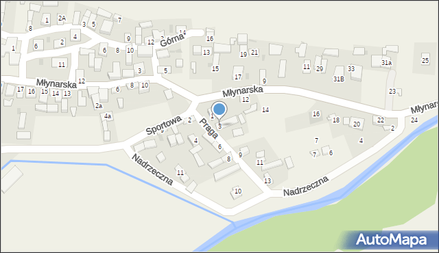 Janowiec, Praga, 3, mapa Janowiec