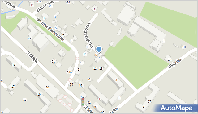 Jarosław, Przyklasztorna, 7a, mapa Jarosławia