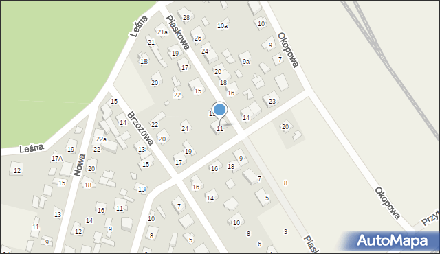 Jasienica, Przejazdowa, 19a, mapa Jasienica