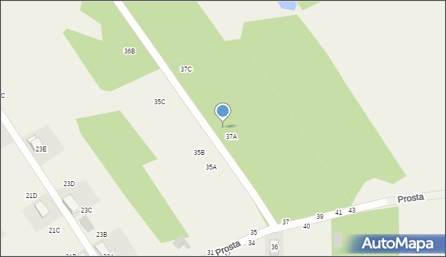 Jastkowice, Prosta, 37B, mapa Jastkowice