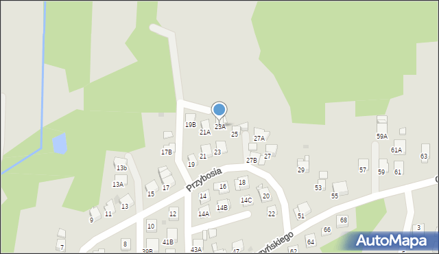 Jastrzębie-Zdrój, Przybosia Juliana, 23A, mapa Jastrzębie-Zdrój