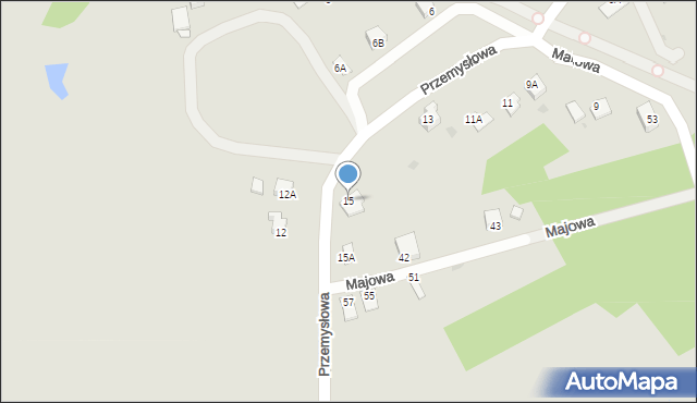 Jastrzębie-Zdrój, Przemysłowa, 15, mapa Jastrzębie-Zdrój