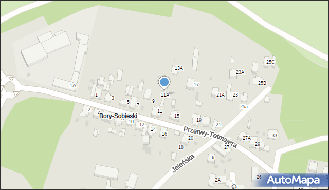 Jaworzno, Przerwy-Tetmajera Kazimierza, 11A, mapa Jaworzno