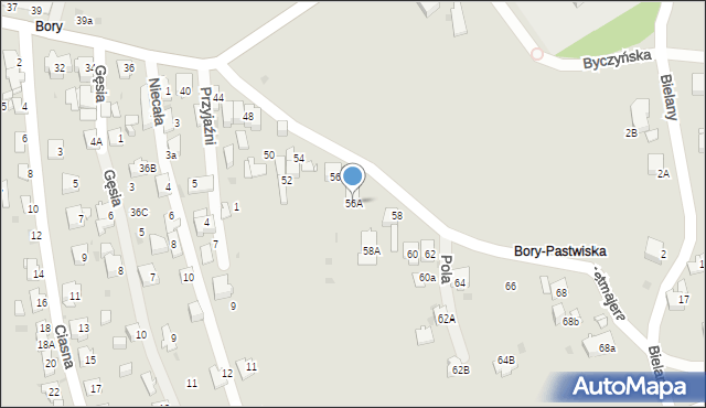 Jaworzno, Przerwy-Tetmajera Kazimierza, 56A, mapa Jaworzno