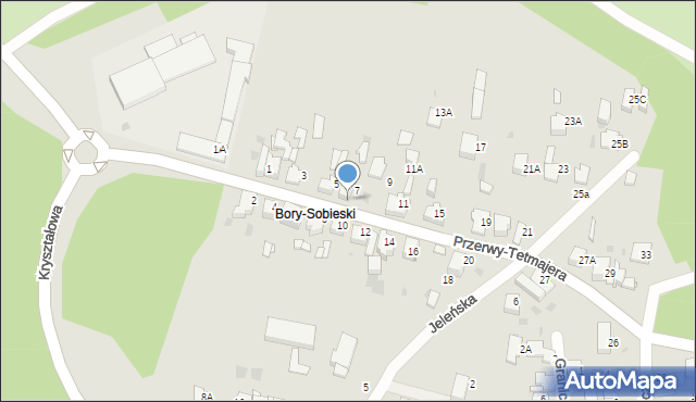 Jaworzno, Przerwy-Tetmajera Kazimierza, 7a, mapa Jaworzno