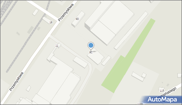 Jędrzejów, Przemysłowa, 9C, mapa Jędrzejów