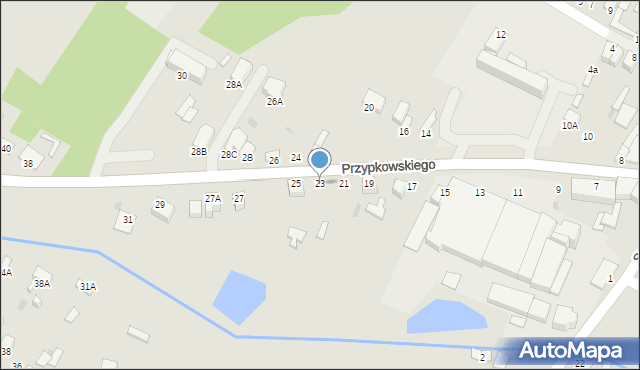 Jędrzejów, Przypkowskiego Feliksa, 23, mapa Jędrzejów