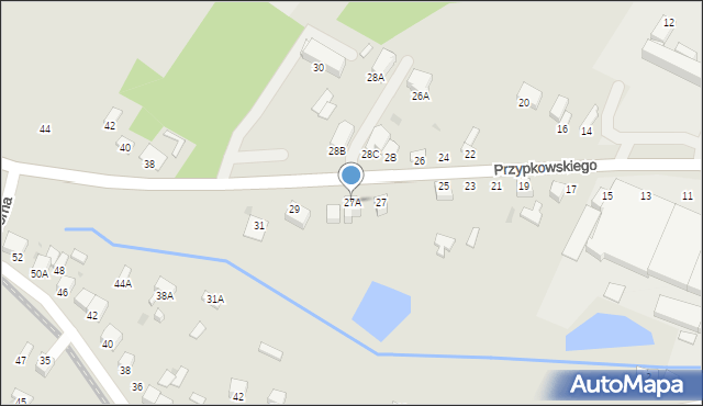 Jędrzejów, Przypkowskiego Feliksa, 27A, mapa Jędrzejów