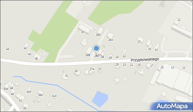 Jędrzejów, Przypkowskiego Feliksa, 28C, mapa Jędrzejów