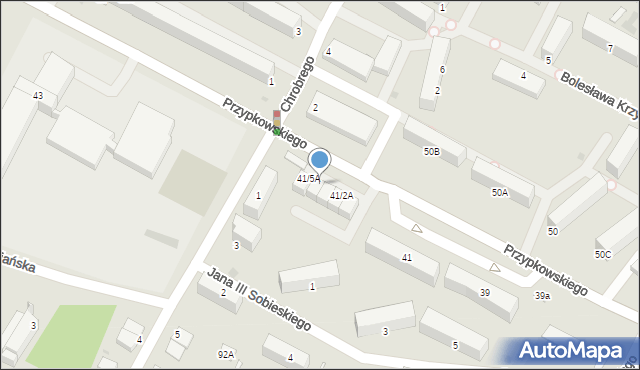 Jędrzejów, Przypkowskiego Feliksa, 41/4A, mapa Jędrzejów