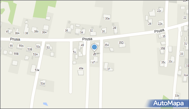 Jejkowice, Prusa Franciszka, 45, mapa Jejkowice