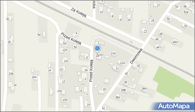 Jejkowice, Przed Koleją, 2A, mapa Jejkowice