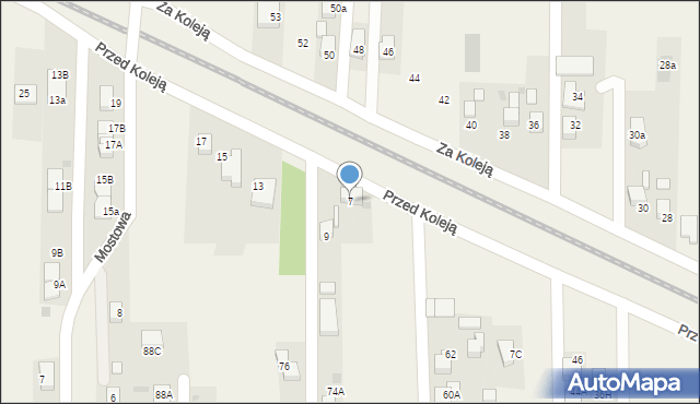 Jejkowice, Przed Koleją, 7, mapa Jejkowice