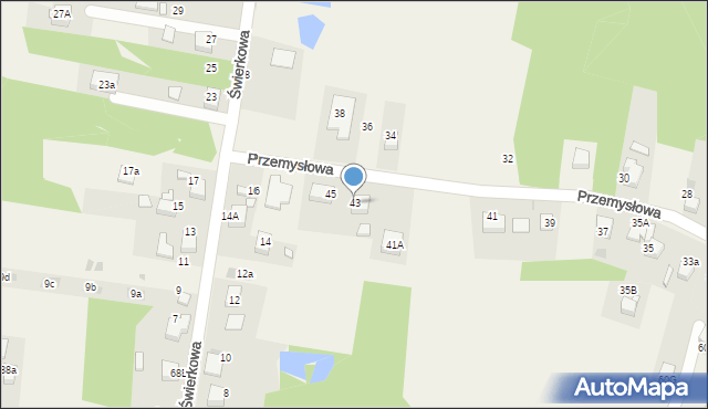 Jejkowice, Przemysłowa, 43, mapa Jejkowice