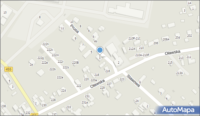 Jelcz-Laskowice, Prusa Bolesława, 1, mapa Jelcz-Laskowice