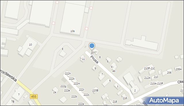 Jelcz-Laskowice, Prusa Bolesława, 10, mapa Jelcz-Laskowice