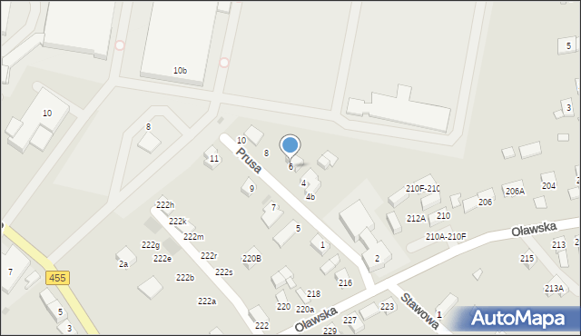 Jelcz-Laskowice, Prusa Bolesława, 6, mapa Jelcz-Laskowice