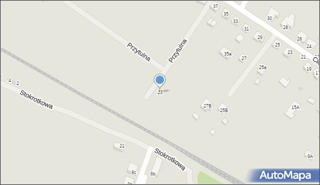 Jelcz-Laskowice, Przytulna, 23, mapa Jelcz-Laskowice