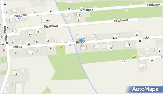 Jeziórko, Prosta, 21a, mapa Jeziórko