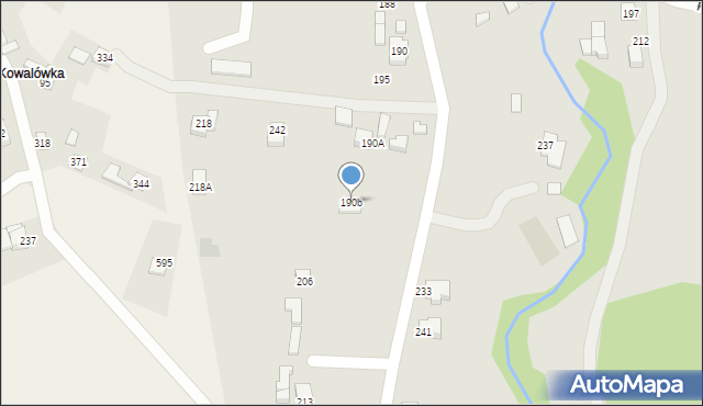 Jordanów, Przemysłowa, 190b, mapa Jordanów