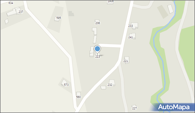 Jordanów, Przemysłowa, 213, mapa Jordanów