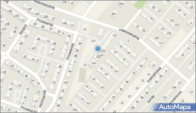 Józefosław, Prowansji, 10D, mapa Józefosław