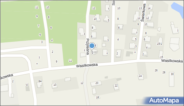 Jurowce, Przyleśna, 2, mapa Jurowce