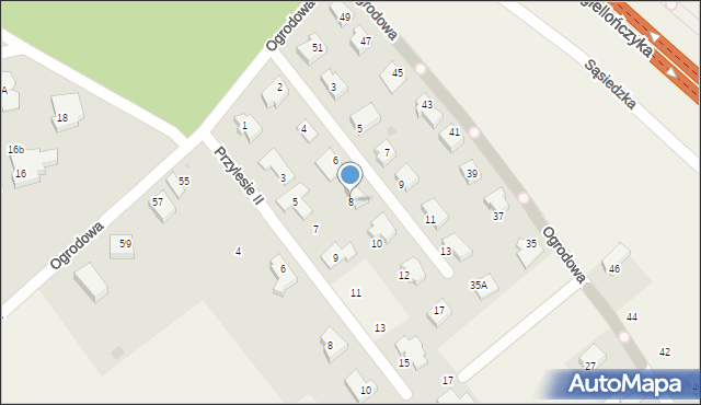 Juszkowo, Przylesie I, 8, mapa Juszkowo
