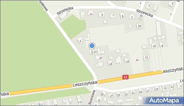 Kąkolewo, Przemysłowa, 2, mapa Kąkolewo