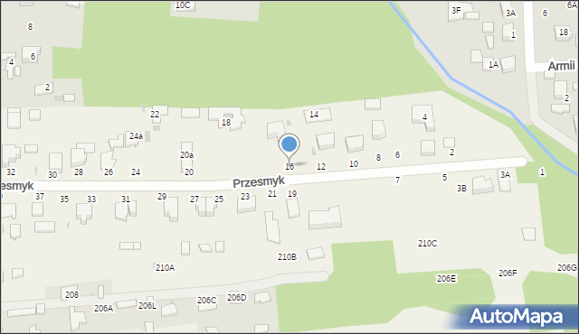 Kałęczyn, Przesmyk, 16, mapa Kałęczyn