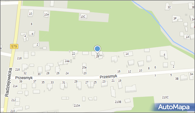 Kałęczyn, Przesmyk, 18, mapa Kałęczyn